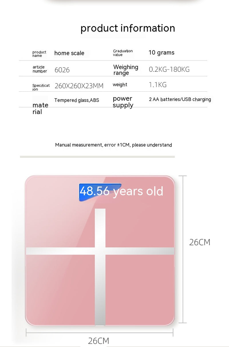 Electronic Scale Body Scale Weight Scale Charging